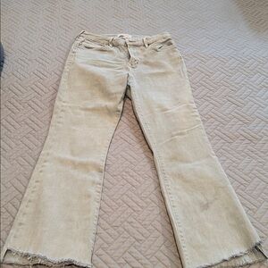 Dear John Cream Ankle & Cropped Jeans